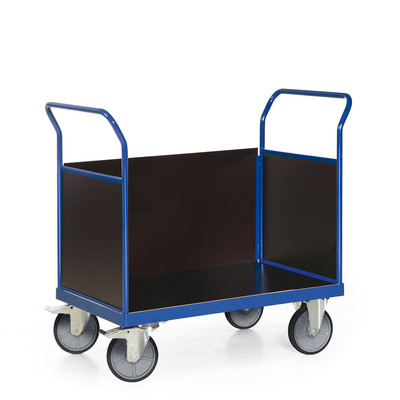 Produktbild: Plattformwagen mit Holzstirnwand