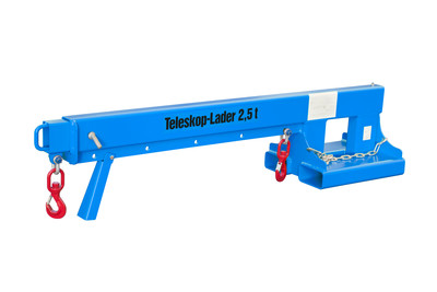 Produktbild: Teleskop-Lader KT 2,5, lackiert, Lichtblau
