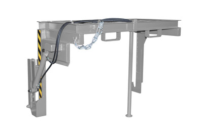 Produktbild: Traverse für Stapelkipper BST-H 150, lackiert, Mausgrau