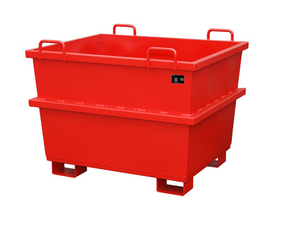 Produktbild: Universalcontainer UC 750, lackiert, Feuerrot