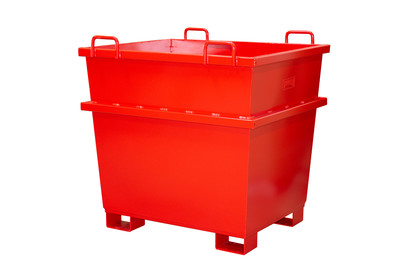 Produktbild: Universalcontainer UC 1000, lackiert, Feuerrot