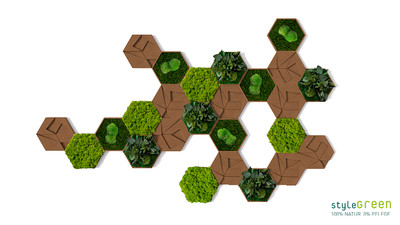 Produktbild: Kork-Hexagon, Seitenlänge 11